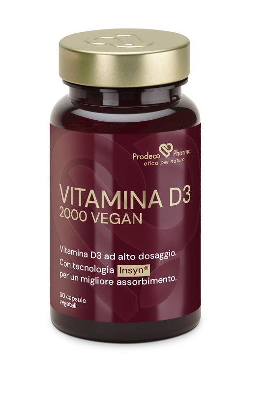 Prodeco Pharma Insyn Vitamina D3 2000 Vegan 60 Capsule Vegetali