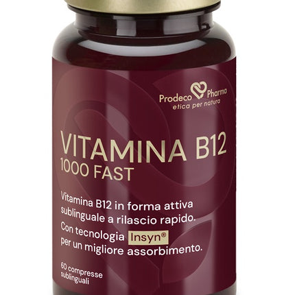 Prodeco Pharma Insyn Vitamina B12 1000 Fast 60 Compresse Sublinguali