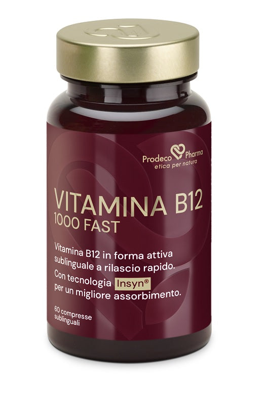 Prodeco Pharma Insyn Vitamina B12 1000 Fast 60 Compresse Sublinguali