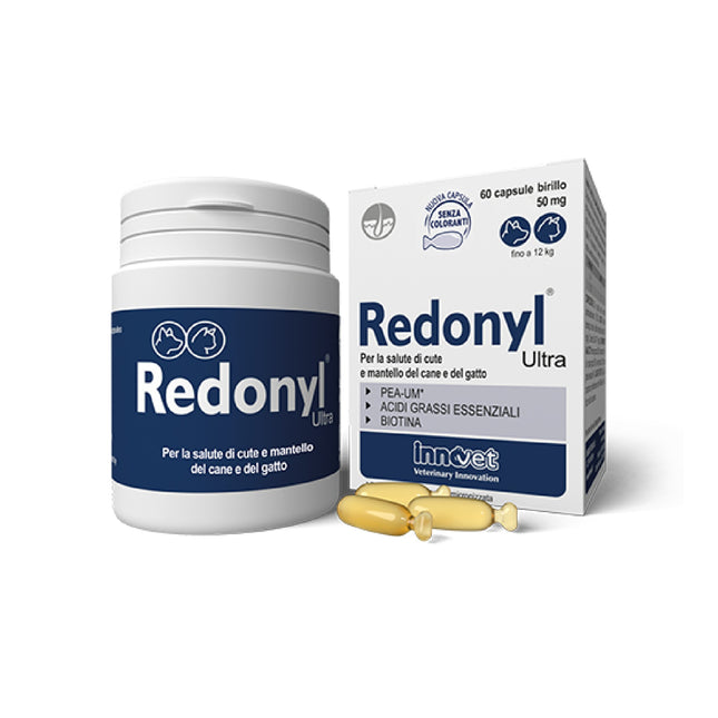 Innovet | Redonyl® Ultra 50 mg 60cps – Integratore per pelle e mantello dei cani