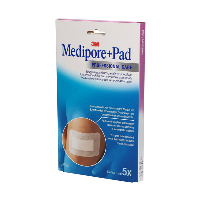 3M | Medipore+Pad Medicazione Sterile 10x15cm, 5pz
