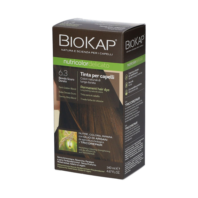 Bios Line | Biokap Nutricolor Tinta Delicata 6.3 Biondo Scuro Dorato