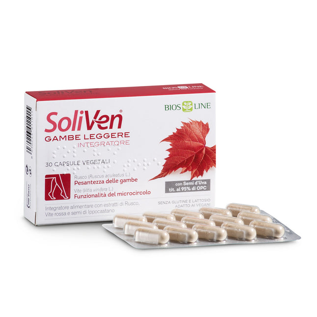 Bios Line | SoliVen Integratore per Gambe Leggere e Benessere Circolatorio