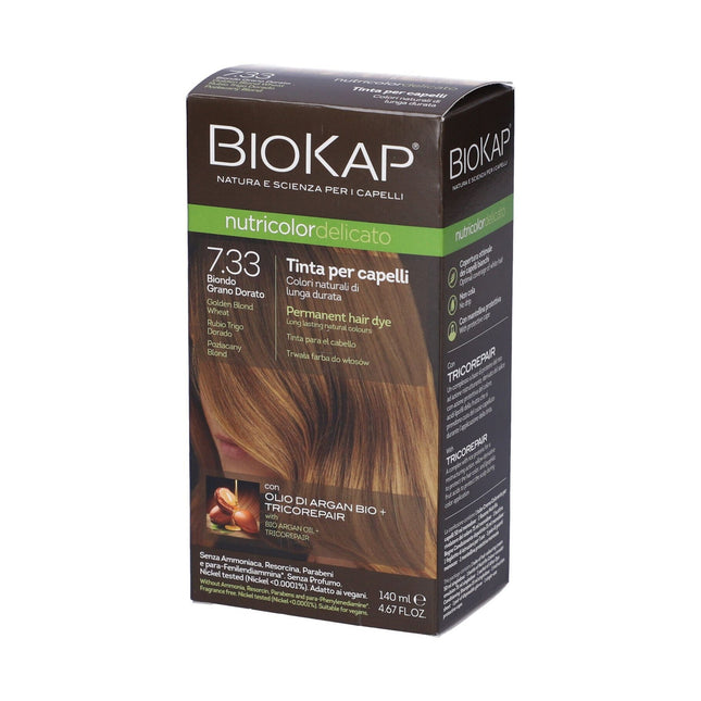 Bios Line | Biokap Nutricolor Tinta Delicata 7.33 Biondo Grano Dorato