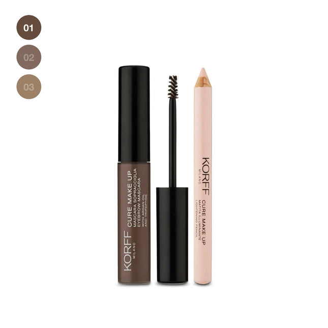 Korff | MK Kit Sopracciglia 01 Mascara Sopracciglia + Matita Illuminante