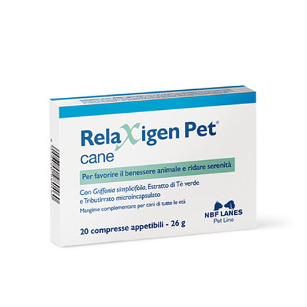 NBF Lanes | Relaxigen Pet cane – Stress, ansia, aggressività – 20cpr