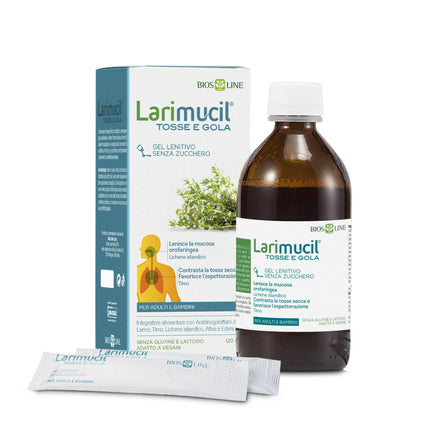 Bios Line | Larimucil Tosse Gola Sciroppo Lenitivo per Gola Irritata
