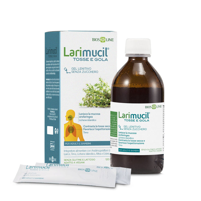 Bios Line | Larimucil Tosse Gola Sciroppo Lenitivo per Gola Irritata