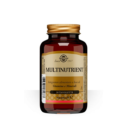 Solgar | Multinutrient – 30 tavolette con Vitamine, Minerali ed Estratti Vegetali