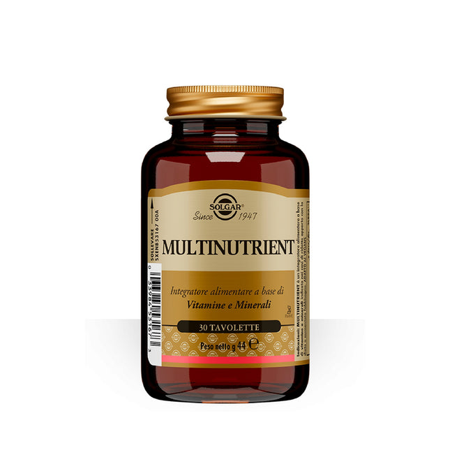 Solgar | Multinutrient – 30 tavolette con Vitamine, Minerali ed Estratti Vegetali