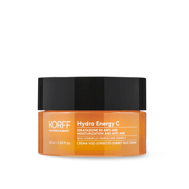 Korff | Hydra Energy C Crema Viso Sorbetto Anti-età – Vitamina C e Acido Ialuronico