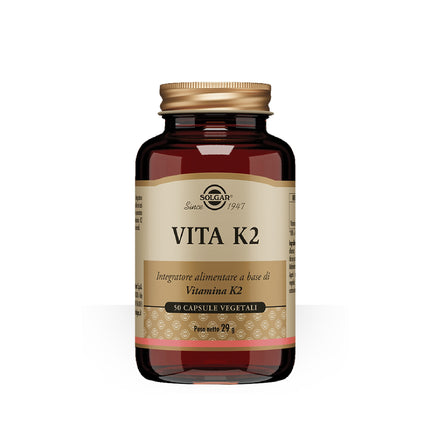 Solgar | Vita K2 – Integ ratore Vegetale Vitamina K2 – 50cps