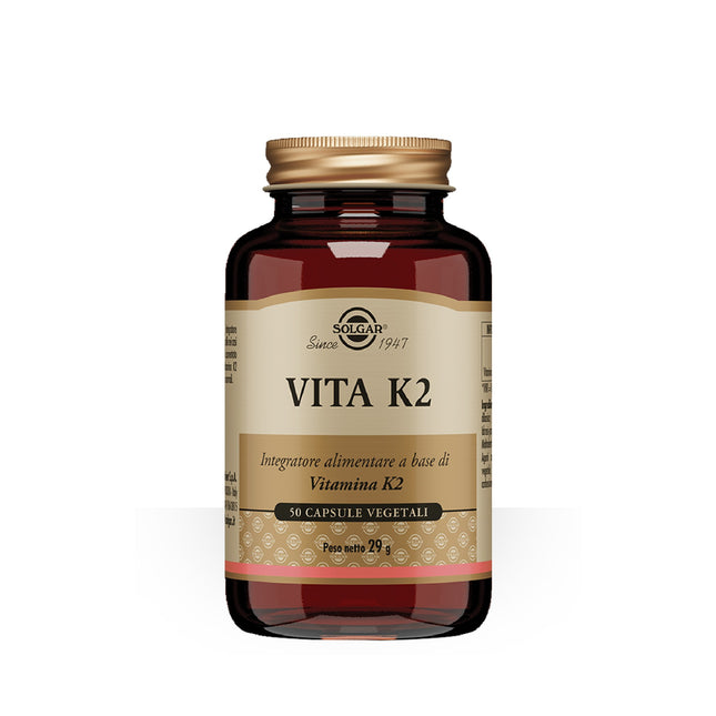 Solgar | Vita K2 – Integ ratore Vegetale Vitamina K2 – 50cps