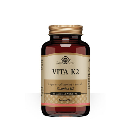 Solgar | Vita K2 – Integ ratore Vegetale Vitamina K2 – 50cps
