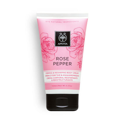 Apivita | Crema Corpo Idratante e Tonificante Rose & Pepper