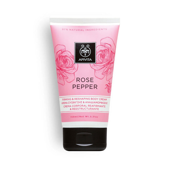 Apivita | Crema Corpo Idratante e Tonificante Rose & Pepper 