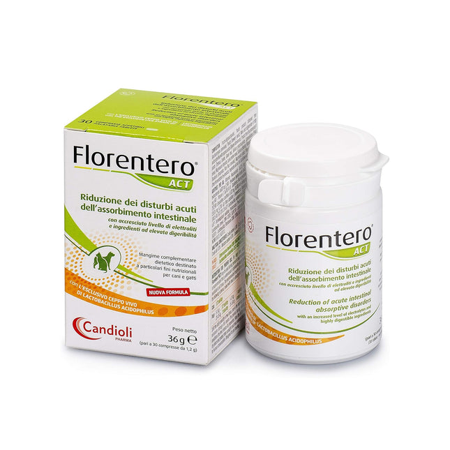 Candioli | Florentero Act Supporto Intestinale per Cani e Gatti Compresse