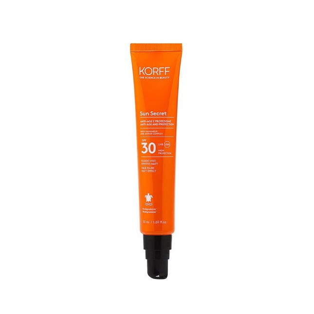 Korff | Sun Secret Fluido Viso Protettivo Anti-macchie Matt SPF30 50ml