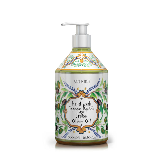 Rudy Profumi | Maioliche Sapone Liquido Idratante Olio d'Oliva, 500ml
