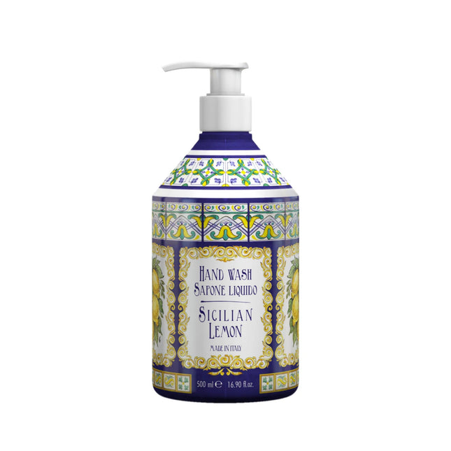 Rudy Profumi | Maioliche Sapone Liquido Idratante Limoni di Sicilia, 500ml
