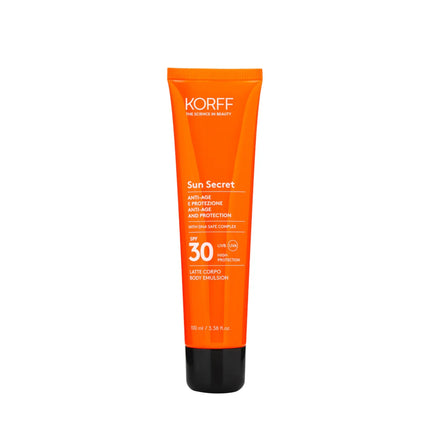 Korff | Sun Secret Latte Solare Corpo Protettivo Anti-età SPF30 – 100ml