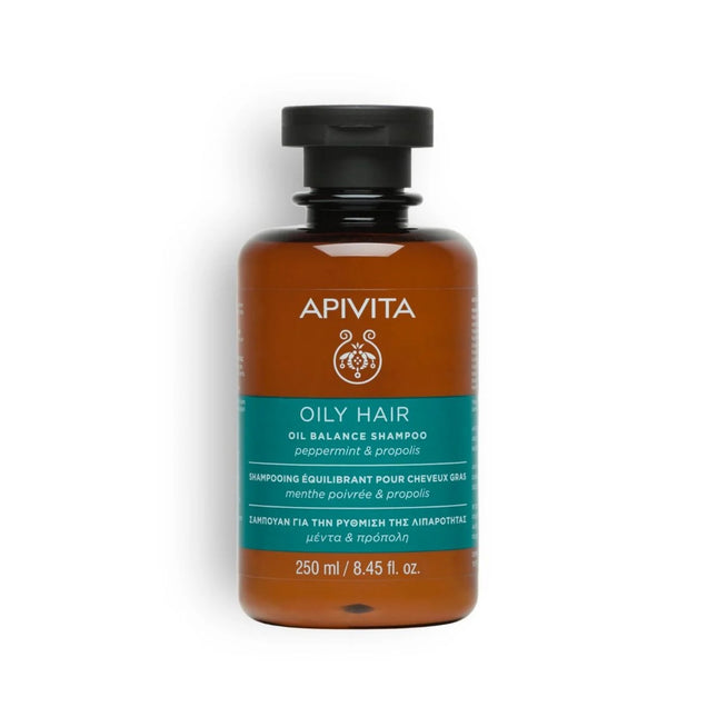 Apivita | Shampoo Sebo-Regolatore Purificante per Capelli Grassi
