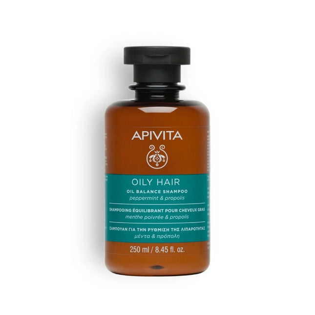 Apivita | Shampoo Sebo-Regolatore Purificante per Capelli Grassi