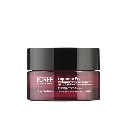 Korff | Supreme Pro Ricca Crema Viso Ristrutturante Antirughe – 50ml