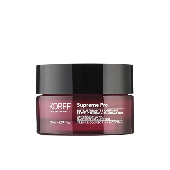 Korff | Supreme Pro Ricca Crema Viso Ristrutturante Antirughe – 50ml