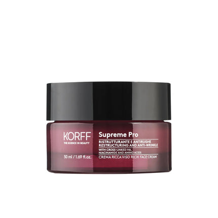 Korff | Supreme Pro Ricca Crema Viso Ristrutturante Antirughe – 50ml