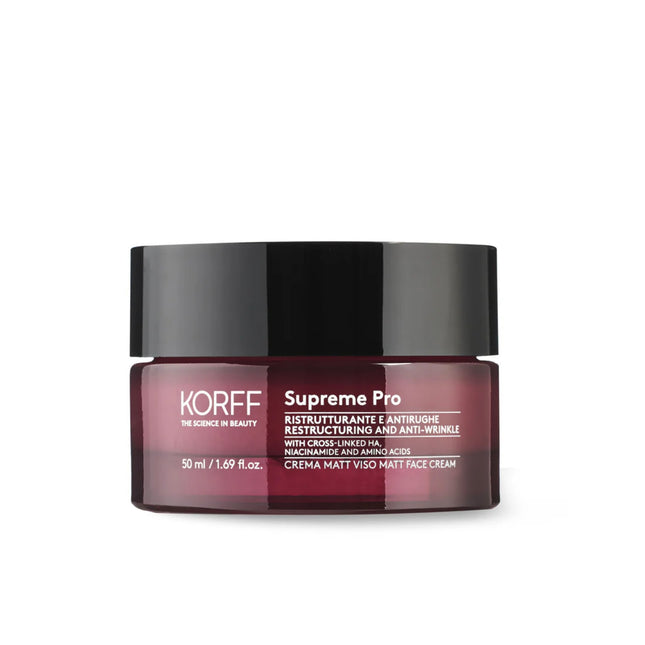 Korff | Supreme Pro Matt Crema Viso Ristrutturante Antirughe – 50ml