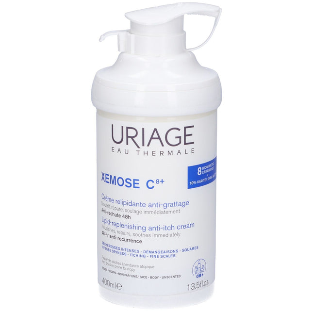 Uriage Xémose C8+ Crema Relipidante Anti-Prurito 400 ml