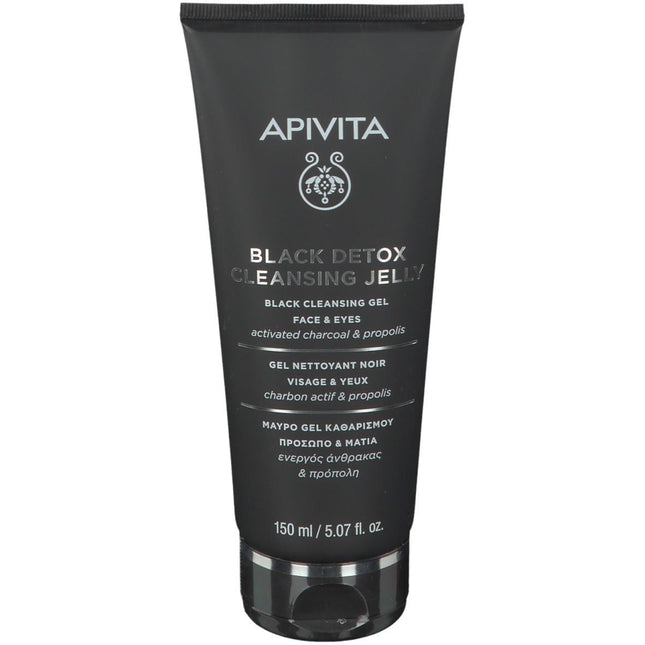 Apivita Black Detox Gel Detergente Viso 150 ml