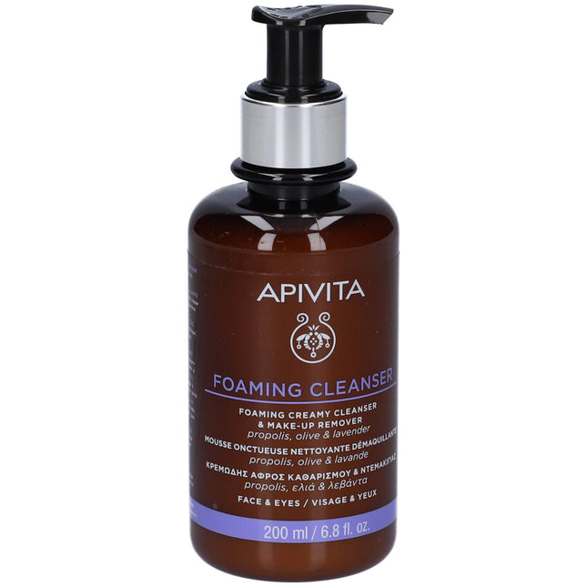 Apivita Schiuma Detergente Viso e Occhi 200 ml