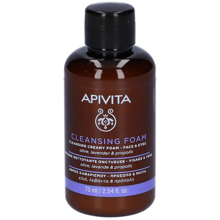 Apivita Mini Schiuma Detergente Viso e Occhi 75 ml