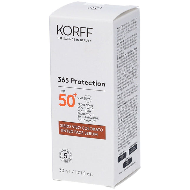 Korff 365 Protection Siero Viso Colorato SPF50+ 30 ml