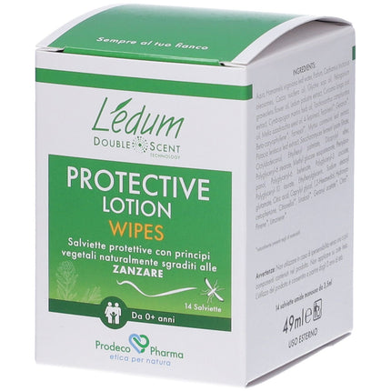Ledum DS Protective Lotion Wipes 14 Pezzi