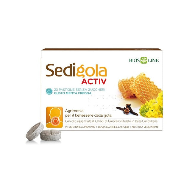 Apix Sedigola Active Mentolo 20 Pastiglie - immagine prodotto