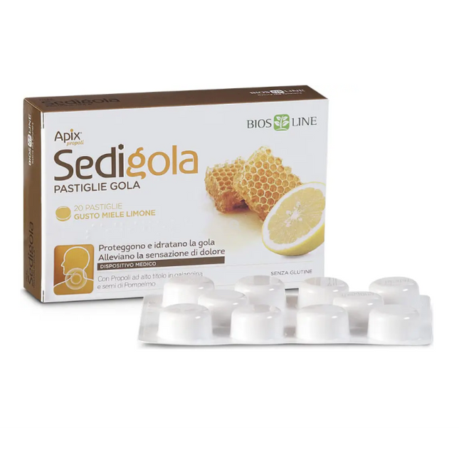 Apix Sedigola Miele e Limone 20 Pastiglie - immagine prodotto
