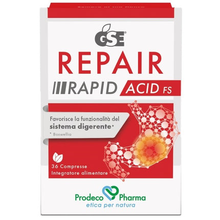 Prodeco Pharma | GSE Repair Rapid Acid Fast Slow 36 Compresse