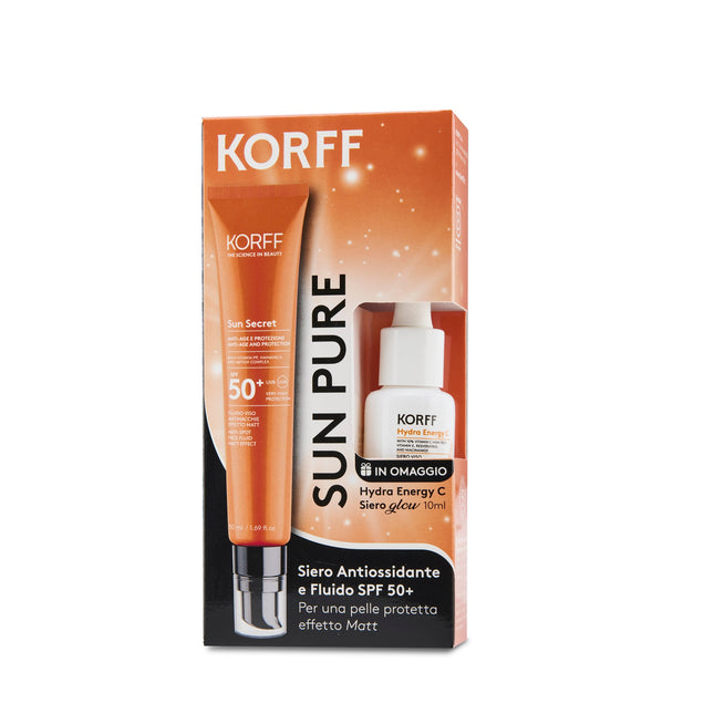 Korff | Sun Pure Fluido Matt con Siero Omaggio